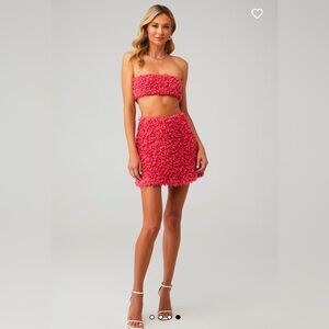 In The Mood For Love BORTHWICK FLUFFY Skirt and NADA FLUFFY top $565 NWT